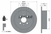 Bremsscheibe TEXTAR 92147500