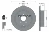 Bremsscheibe Hinterachse TEXTAR 92149303
