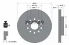 Bremsscheibe Hinterachse TEXTAR 92149600