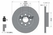 Bremsscheibe TEXTAR 92149700