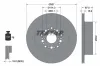Bremsscheibe Hinterachse TEXTAR 92150400