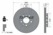 Bremsscheibe TEXTAR 92152203