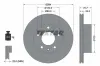Bremsscheibe Vorderachse TEXTAR 92153400