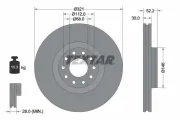 Bremsscheibe TEXTAR 92154703