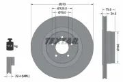 Bremsscheibe Hinterachse TEXTAR 92155203