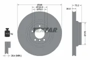 Bremsscheibe Vorderachse TEXTAR 92155305