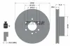Bremsscheibe Vorderachse TEXTAR 92155900