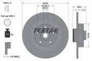 Bremsscheibe Hinterachse TEXTAR 92159803