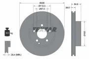 Bremsscheibe TEXTAR 92163205