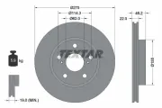 Bremsscheibe Vorderachse TEXTAR 92163803