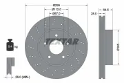 Bremsscheibe TEXTAR 92165003