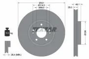 Bremsscheibe Vorderachse TEXTAR 92166003