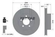 Bremsscheibe Vorderachse TEXTAR 92169003