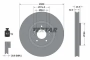 Bremsscheibe Vorderachse TEXTAR 92169903