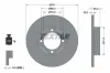 Bremsscheibe Vorderachse TEXTAR 92170003