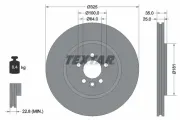 Bremsscheibe TEXTAR 92170303