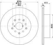 Bremsscheibe Hinterachse TEXTAR 92170903