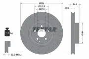 Bremsscheibe Vorderachse TEXTAR 92171905