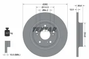 Bremsscheibe Hinterachse TEXTAR 92173403