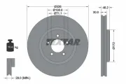 Bremsscheibe Vorderachse TEXTAR 92173505