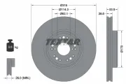 Bremsscheibe Vorderachse TEXTAR 92173803