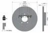 Bremsscheibe Hinterachse TEXTAR 92174503