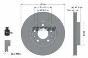 Bremsscheibe Vorderachse TEXTAR 92175603