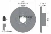 Bremsscheibe TEXTAR 92176105