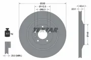 Bremsscheibe Hinterachse TEXTAR 92177005