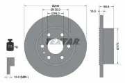 Bremsscheibe Hinterachse TEXTAR 93177500