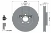 Bremsscheibe Vorderachse TEXTAR 92178203