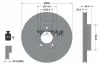 Bremsscheibe Vorderachse TEXTAR 92180703