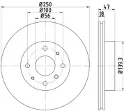 Bremsscheibe Vorderachse TEXTAR 92184603
