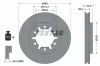 Bremsscheibe Vorderachse TEXTAR 92186103