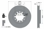 Bremsscheibe Vorderachse TEXTAR 92186103