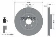 Bremsscheibe Vorderachse TEXTAR 92186503