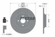 Bremsscheibe TEXTAR 92188303