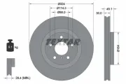 Bremsscheibe Vorderachse TEXTAR 92194203