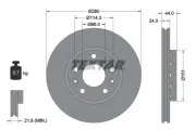 Bremsscheibe Vorderachse TEXTAR 92195505