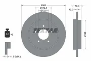 Bremsscheibe Hinterachse TEXTAR 92197803