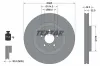 Bremsscheibe Vorderachse TEXTAR 92199105