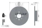 Bremsscheibe Hinterachse TEXTAR 92202303