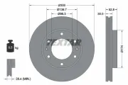 Bremsscheibe Vorderachse TEXTAR 92203800