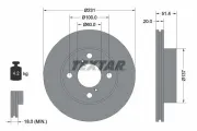 Bremsscheibe TEXTAR 92204100