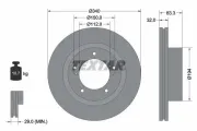 Bremsscheibe TEXTAR 92204603