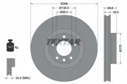 Bremsscheibe TEXTAR 92213603