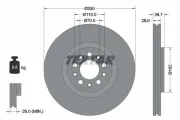 Bremsscheibe Vorderachse TEXTAR 92220903