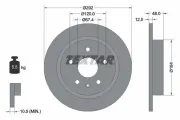 Bremsscheibe Hinterachse TEXTAR 92222903