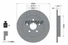 Bremsscheibe Hinterachse TEXTAR 92224003