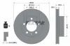 Bremsscheibe Vorderachse TEXTAR 92228603